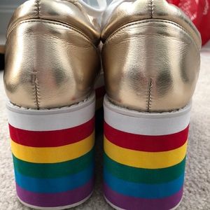 rainbow platform shoes forever 21
